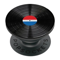 PopSockets PopGrip Gen.2, Backspin Aluminum 45 RPM, otáací (guôkové loisko), plata (LP)