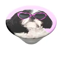 PopSockets PopTop Gen.2, Sassy Shih Tzu, shih tzu so slnenými okuliarmi, výmenný vrok