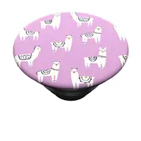 PopSockets PopTop Gen.2, Lotsa Llama, lamy na ruovom podklade, výmenný vrok