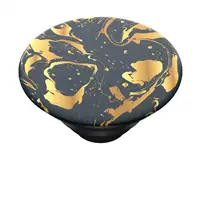 PopSockets PopTop Gen.2, Gilded Swirl, zlatá pirála na iernom pozadí, výmenný vrok