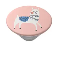 PopSockets PopTop Gen.2, Loyal Llama Lover, lama na ruovom pozadí, výmenný vrok