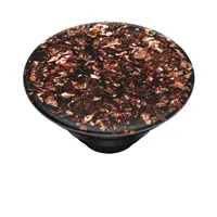 PopSockets PopTop Gen.2, Foil Confetti Copper, kúsky medenej fólie v ivici, výmenný vrok