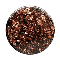 PopSockets PopTop Gen.2, Foil Confetti Copper, kúsky medenej fólie v živici, výmenný vršok