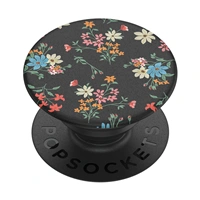 PopSockets PopGrip Gen.2, Micro Blossom, drobné kvietky na iernom podklade