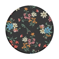 PopSockets PopGrip Gen.2, Micro Blossom, drobn kvietky na iernom podklade