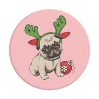 PopSockets PopGrip Gen.2, Holiday Pug, vianočný mopslík