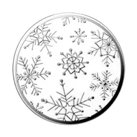 PopSockets PopGrip Gen.2, Enamel Snow Metal, snehové vločky, smaltovaný povrch