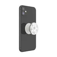 PopSockets PopGrip Gen.2, Enamel Snow Metal, snehové vločky, smaltovaný povrch