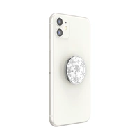 PopSockets PopGrip Gen.2, Enamel Snow Metal, snehové vločky, smaltovaný povrch