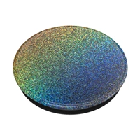 PopSockets PopGrip Gen.2, Midnight Flare, strieborno ed s trblietkami, holografick dhov efekt