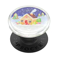 PopSockets PopGrip Gen.2, Tidepool Candy Cane Lane, zimná chalúpka v tekutine so snehom