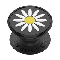 PopSockets PopGrip Gen.2, Festival Daisy Black, 3D margarétka na čiernom podklade