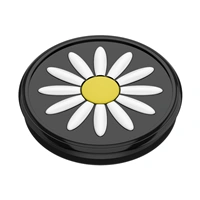 PopSockets PopGrip Gen.2, Festival Daisy Black, 3D margarétka na čiernom podklade