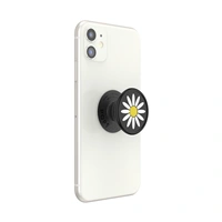 PopSockets PopGrip Gen.2, Festival Daisy Black, 3D margarétka na čiernom podklade