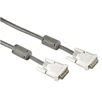 Hama DVI prepojovací kábel, Dual link, 1,8 m, šedý