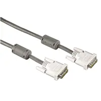 Hama DVI prepojovací kábel, Dual link, 1,8 m, edý