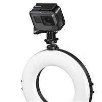 Hama kruhov LED svetlo 6,7" pre smartfny/tablety, s Bluetooth spou a stolnm statvom