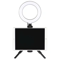 Hama kruhov LED svetlo 6,7" pre smartfny/tablety, s Bluetooth spou a stolnm statvom
