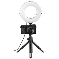 Hama kruhov LED svetlo 6,7" pre smartfny/tablety, s Bluetooth spou a stolnm statvom