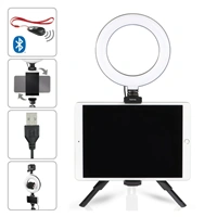 Hama kruhov LED svetlo 6,7" pre smartfny/tablety, s Bluetooth spou a stolnm statvom