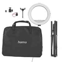 Hama SpotLight Steady 120 II, kruhové LED svetlo 12" pre smartfóny, Bluetooth spúšť, statív