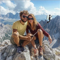 Hama Fancy Stand 70 II, selfie tyčka a statív pre telefón, Bluetooth diaľková spúšť