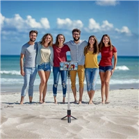 Hama Fancy Stand 70 II, selfie tyčka a statív pre telefón, Bluetooth diaľková spúšť