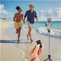 Hama Fancy Stand 70 II, selfie tyčka a statív pre telefón, Bluetooth diaľková spúšť