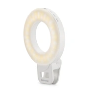 Hama ToGo, LED kruhové selfie svetlo, svorka na mobil, 60 LED, priemer 9,6 cm, nabíjacie