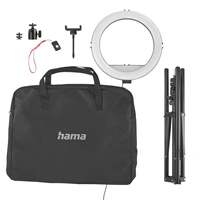 Hama SpotLight Steady 120 III, kruhové LED svetlo 12" pre smartfóny, Bluetooth spúšť, statív