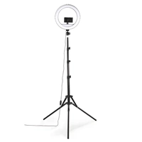Hama SpotLight Steady 120 III, kruhové LED svetlo 12" pre smartfóny, Bluetooth spúšť, statív