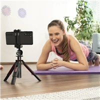 Hama Solid 80 Ball, univerzálny statív / selfie tyčka, Bluetooth diaľková spúšť