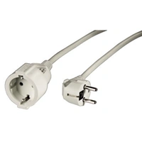 Hama schuko Extension Cable Profi, 2 m, white
