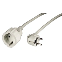 Hama schuko Extension Cable Profi, 5 m, white