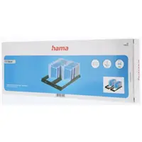 Hama CD Flipper 44, stojan na 44 CD (2x 22 CD), plastový, čierny
