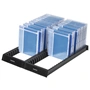 Hama CD Flipper 44, stojan na 44 CD (2x 22 CD), plastový, čierny