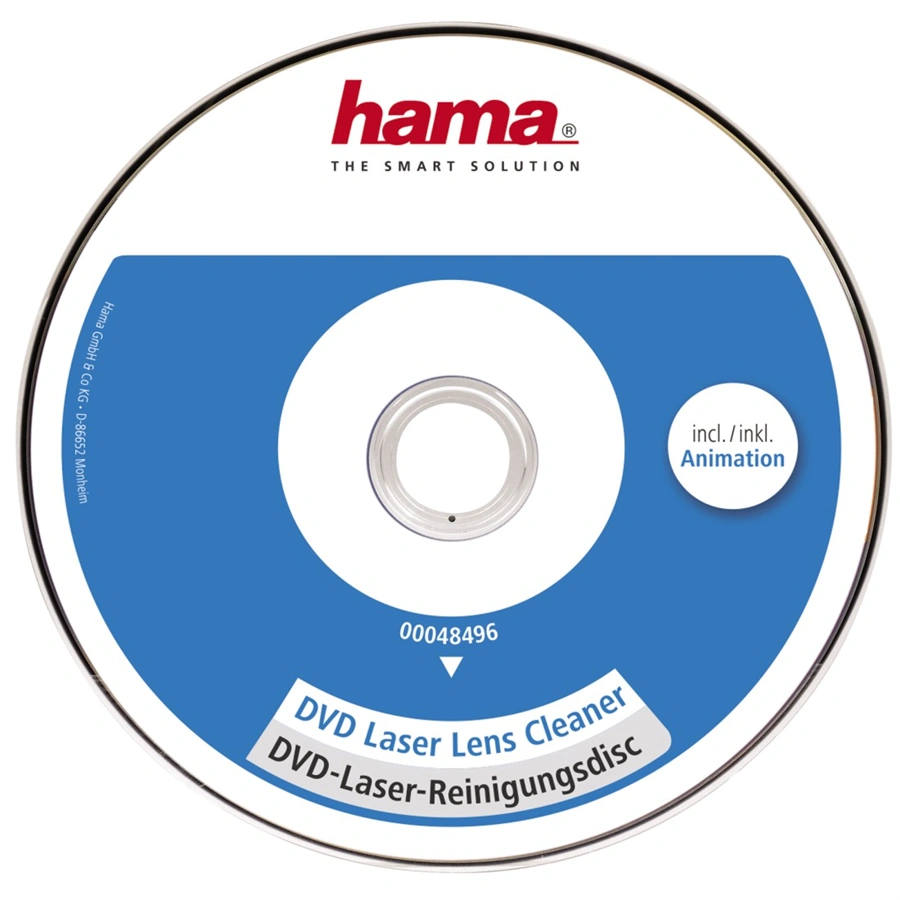 Hama disk na čistenie laserového snímača DVD mechaniky (suchý proces)