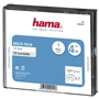 Hama CD Multi-Pack, obal na 4 CD/DVD, priehľadný/čierny