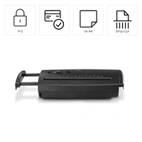 Hama Classic S60, skartovačka, priamy rez, 6 listov, bezpečnostná úroveň P2 T2 E2