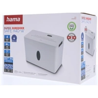 Hama Safe X40B, skartovačka, krížový rez, 4 lisy, bezpečnostná úroveň P4 T4 E3, biela