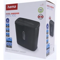 Hama Safe X50, skartovačka, krížový rez, 5 listov, bezpečnostná úroveň P4 T4 E3