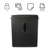 Hama Safe X100CD, skartovačka, krížový rez, 10 listov, bezpečnostná úroveň P4 T4 E3