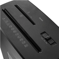 Hama Prime M50CD-B, skartovačka, micro rez, 5 listov, bezpečnostná úroveň P5 T2 E2 O1, čierna