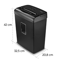 Hama Prime M80, skartovačka, micro rez, 8 listov, bezpečnostná úroveň P5 T5 E4