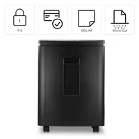 Hama Safe Auto M1200, skartovačka, micro rez, automat. podávač, 120 listov, bezp. úroveň P4 T4 E3