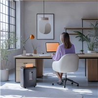 Hama Safe Auto M1200, skartovačka, micro rez, automat. podávač, 120 listov, bezp. úroveň P4 T4 E3