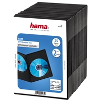 Hama DVD slimbox double, 25 ks, čierny