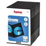 Hama Slim Double, obal na 2 DVD, s fóliou, čierny, balenie 25 ks (cena za balenie)