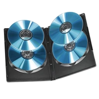 Hama DVD Quad Box, obal na 4 DVD, s fóliou, čierny, balenie 5 ks (cena za balenie)