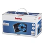 Hama CD Slim Box, obal na 1 cd/dvd, priehľadný/čierny, balenie 50 ks (cena za balenie)